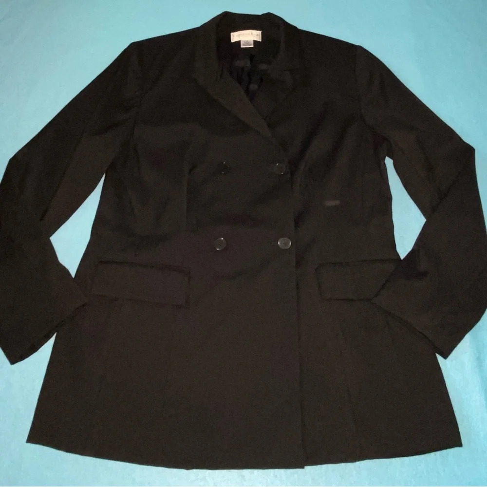 KATHERINE KELLY COLLECTION Wool double breasted long sleeve 2 pockets size 14